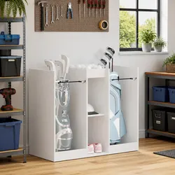 Versatile Golf Storage Cabinet for Indoor Use 102 x 45 x 85.5 cm