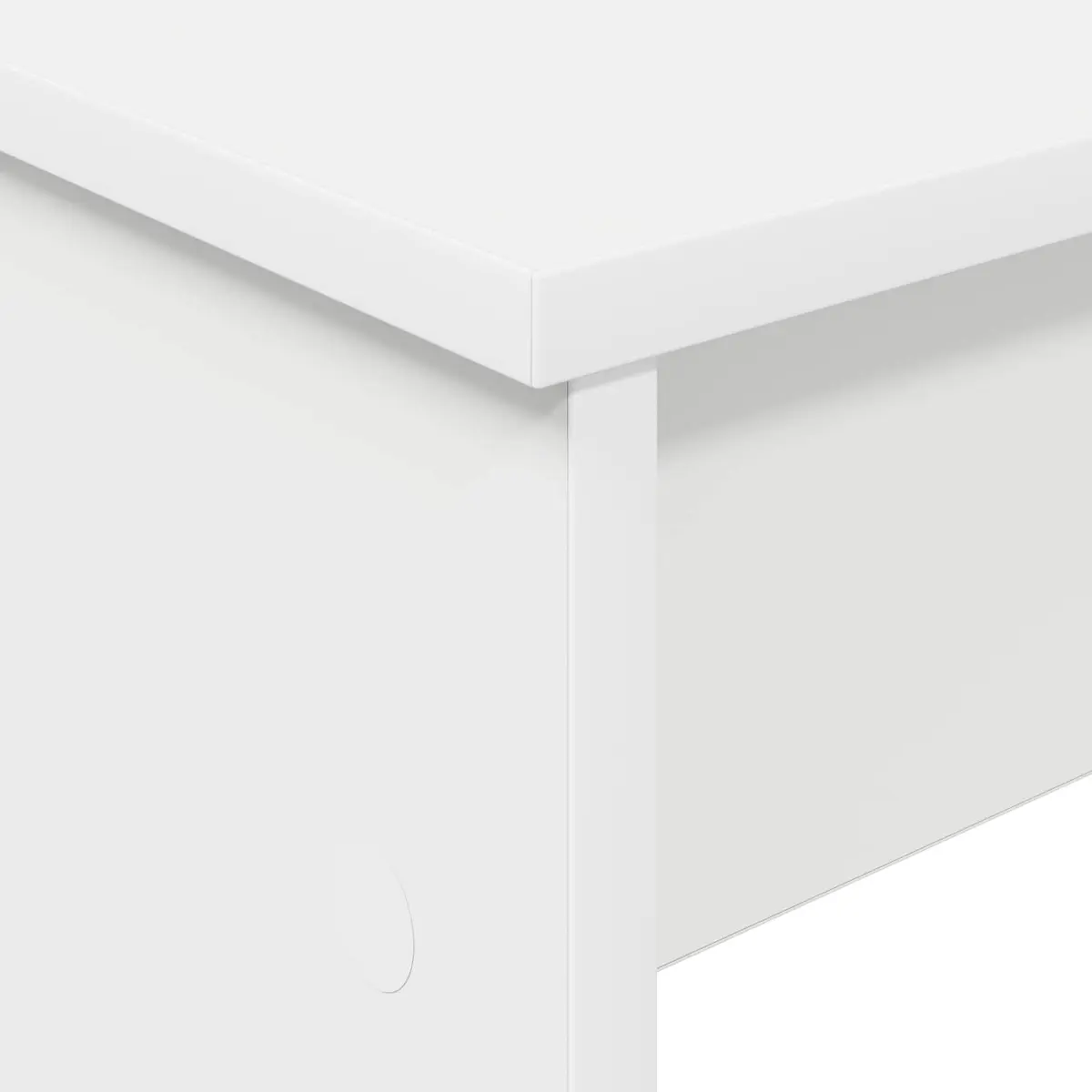 Keyboard Stand Engineered Wood Support 100x32x64cm Modern White