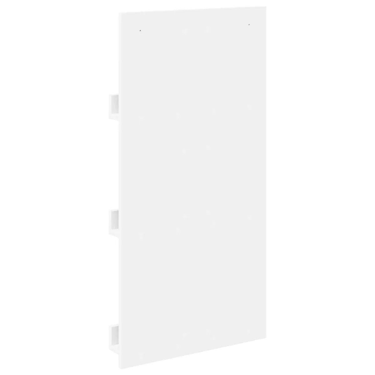 Magazine Rack Engineered Wood 51 x 11 x 102 cm White Storage Organiser