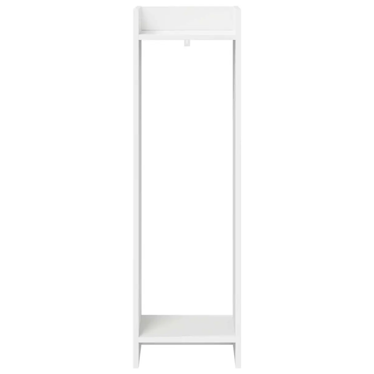 Indoor Vertical Organizer Plant Stand Engineered Wood White 30x30x100cm 2 pcs