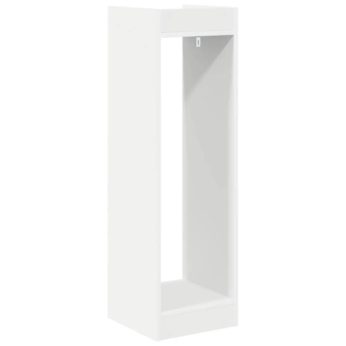 Indoor Vertical Organizer Plant Stand Engineered Wood White 30x30x100cm 2 pcs
