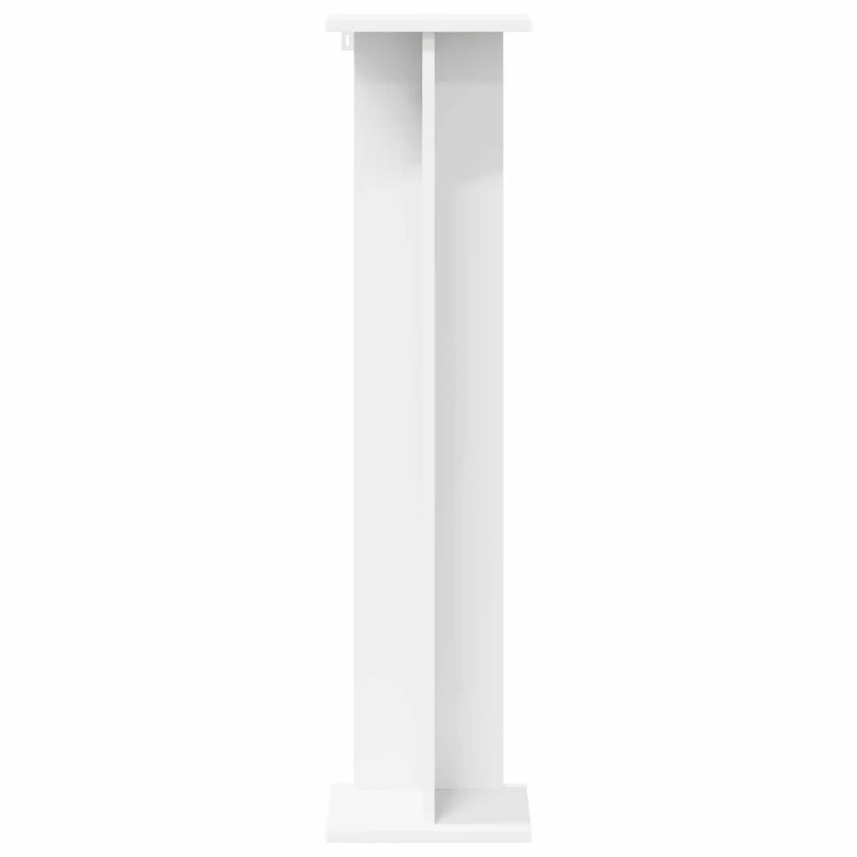 Indoor Plant Stand Multi-Tier Engineered Wood White 2 Piece 25 x 25.5 x 100.5 cm