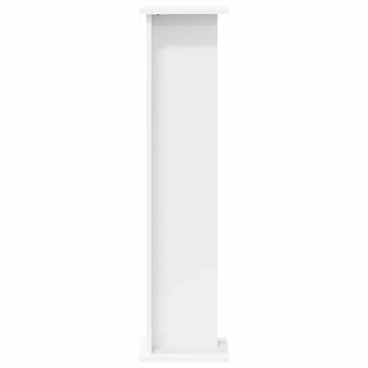 Indoor Plant Stand Multi-Tier Engineered Wood White 2 Piece 25 x 25.5 x 100.5 cm