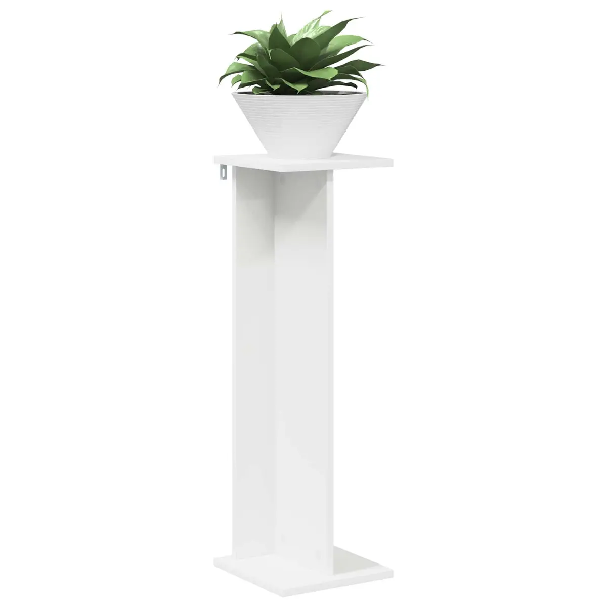 Plant Stand 2 Pieces White Modern Multi-Tier Display Indoor Living Room Garden