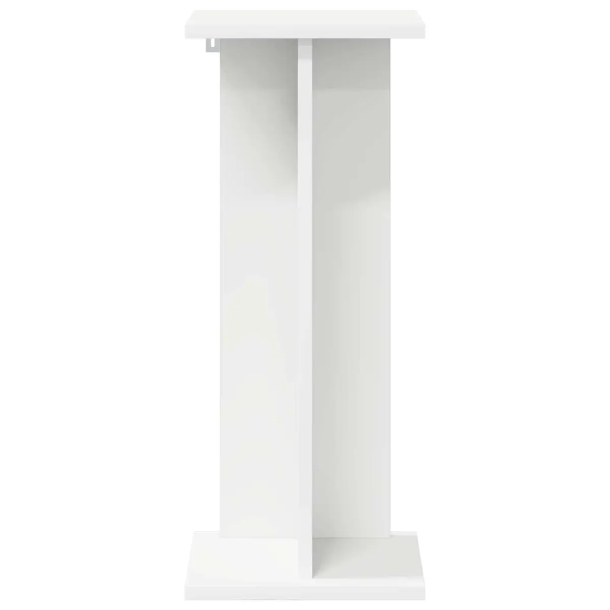 Plant Stand Engineered Wood 25 x 25.5 x 60.5 cm White Multi-Tier Indoor