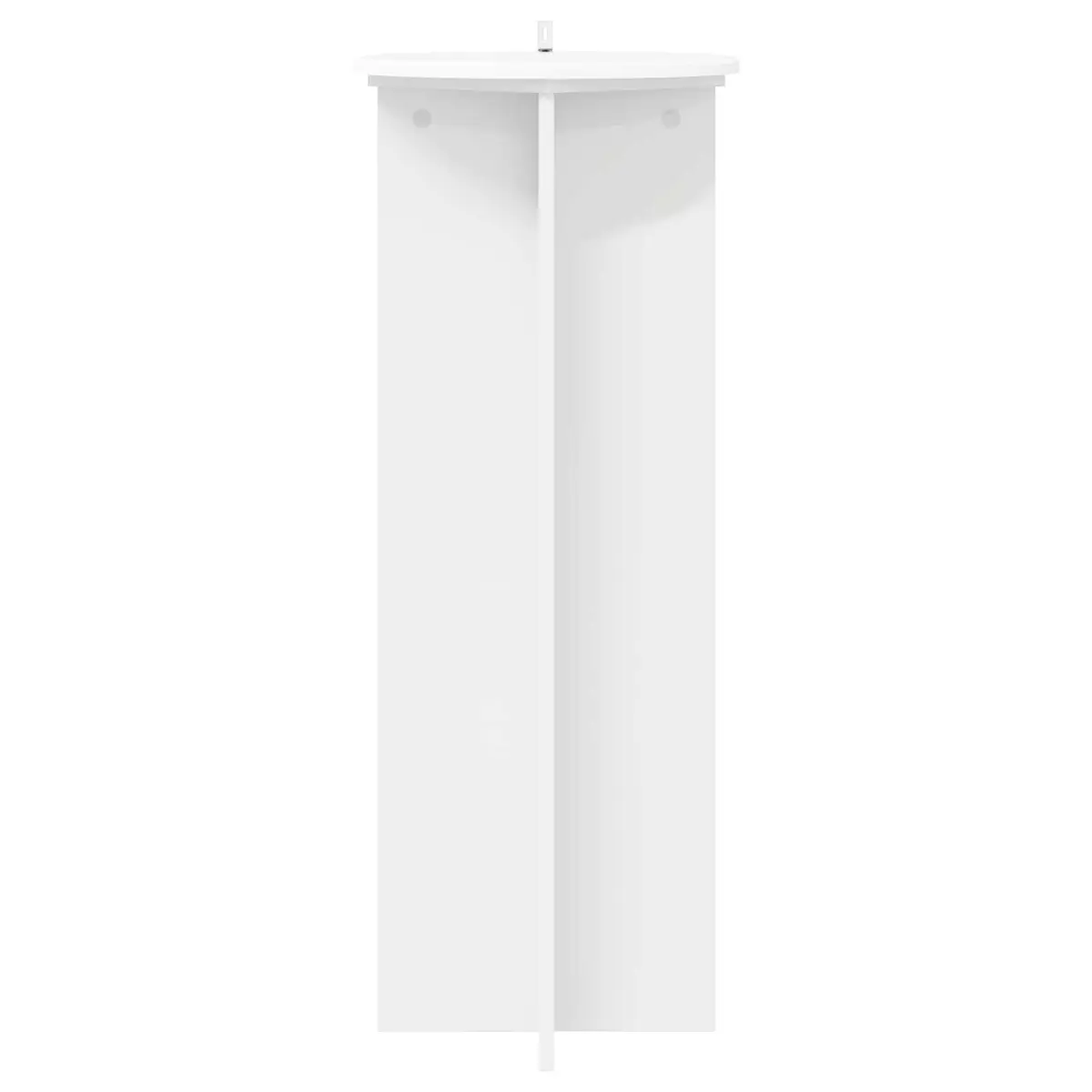 Plant Stand Engineered Wood Ø40 x 100 cm White 2 Piece