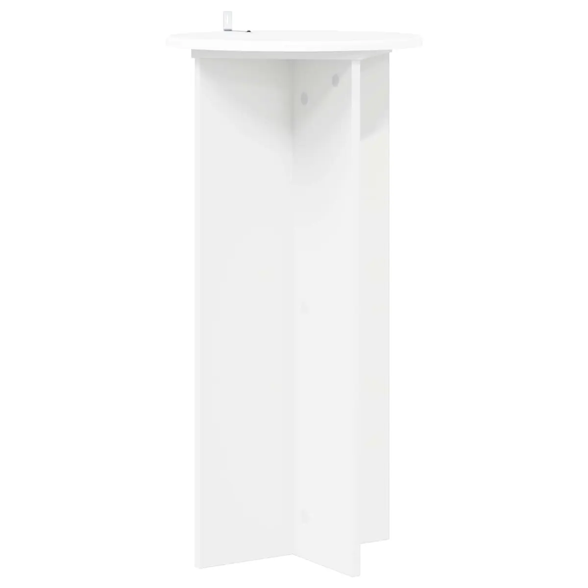 Plant Stand 2 pcs White Modern Design Indoor Engineered Wood Ø40 x 80 cm