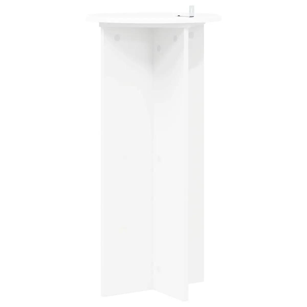 Plant Stand 2 pcs White Modern Design Indoor Engineered Wood Ø40 x 80 cm