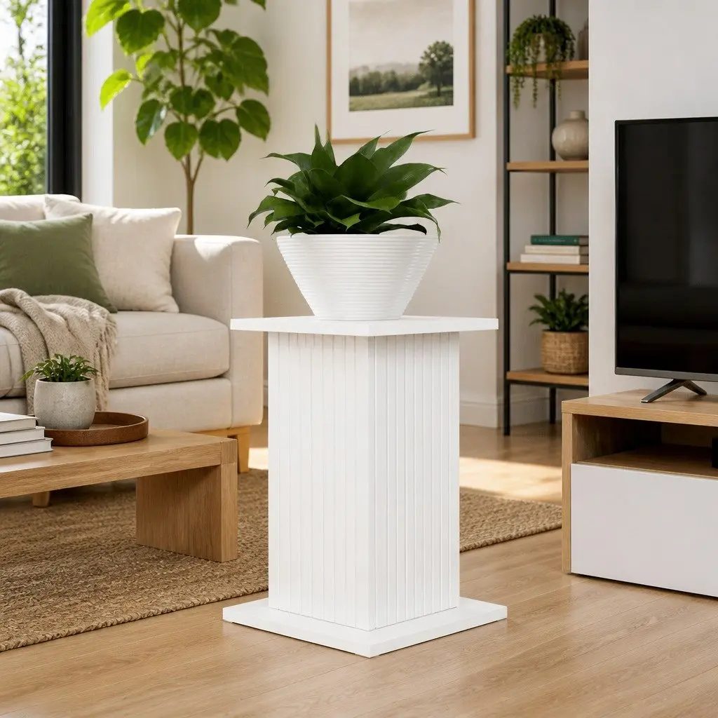 White Plant Stands for Indoor Use