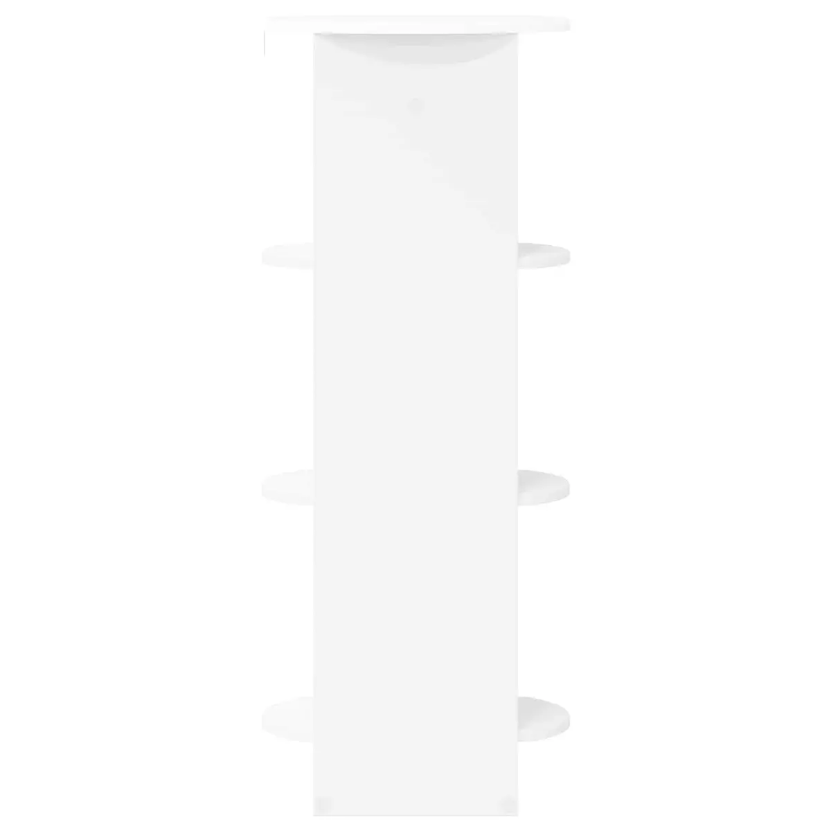 Side Cabinet White Storage Unit Modern Engineered Wood 40x40x100cm Sideboard
