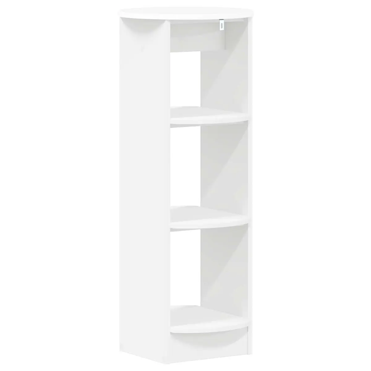 Side Cabinet White Storage Unit Modern Engineered Wood 40x40x100cm Sideboard