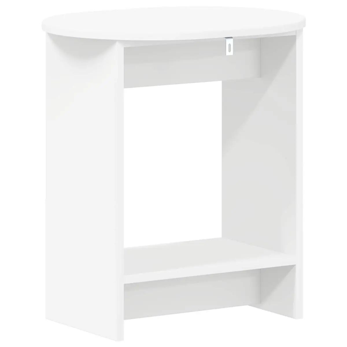 Side Table Engineered Wood Rectangular 50x39.5x55cm White