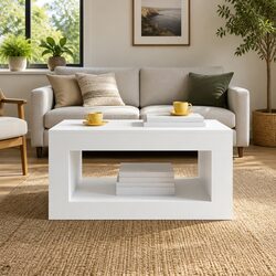 Versatile White Coffee Table for Your Home