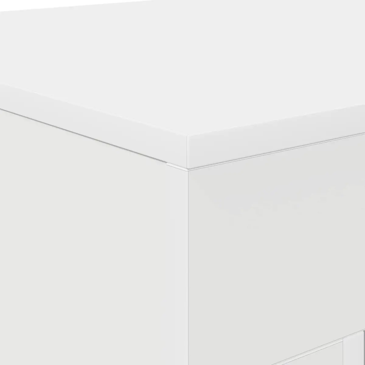 Coffee Table Modern White Compact Furniture