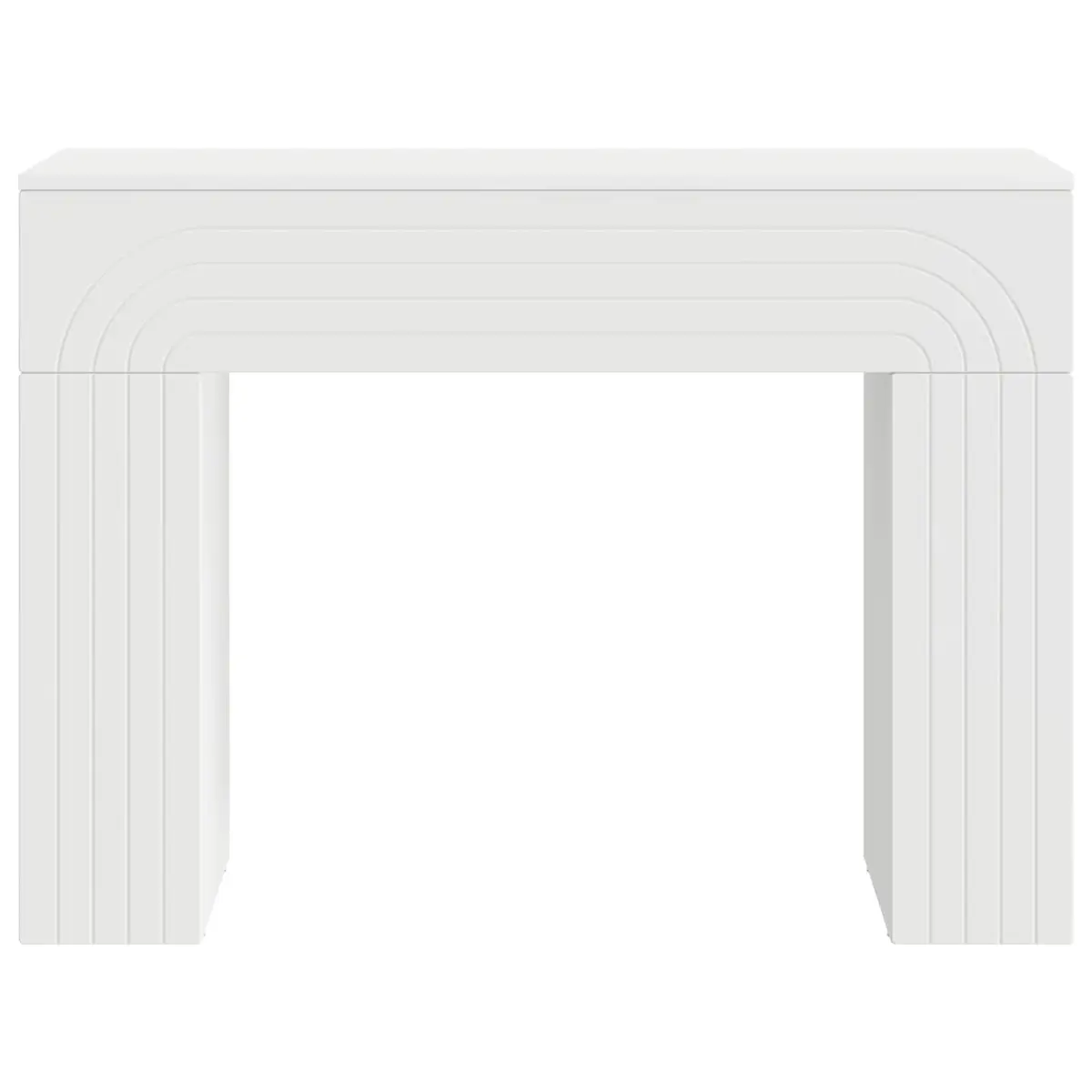 Coffee Table Engineered Wood Rectangular 102 x 35 x 75 cm White