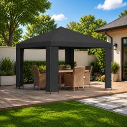 Functional 3 x 3 m Gazebo Canopy for Patio and Garden
