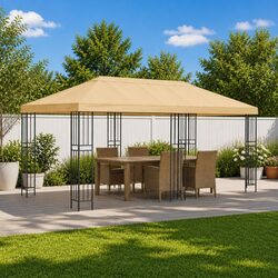 Versatile 6 x 3 m Gazebo Canopy Cover for Outdoor Events