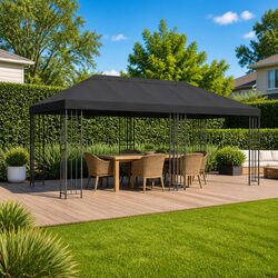 Practical 6 x 3 m Gazebo Canopy for Various Outdoor Uses