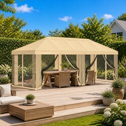 Versatile Gazebo Cover for Gardens and Terraces 6 x 3 m