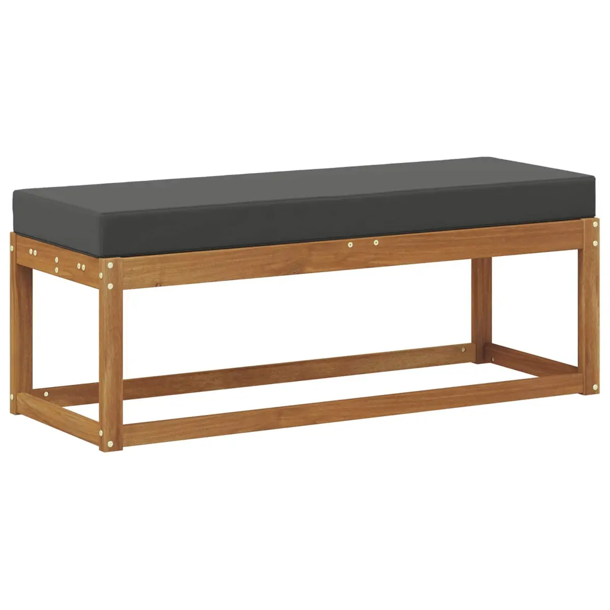 Outdoor Stool Bench Acacia Wood Garden Seat Patio Bench Backyard Seating