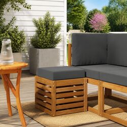 Versatile Outdoor Seating with 2-Piece Sectional Sofa Set