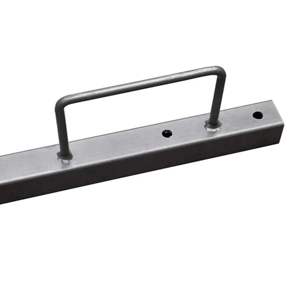 Boat Trailer Adjustable Frame Pneumatic Tyres 160 kg Capacity Black