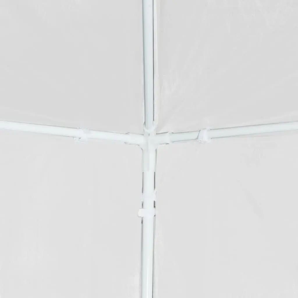 Party Tent Polyethylene 3x4m White Outdoor Gazebo Canopy with Door Panels