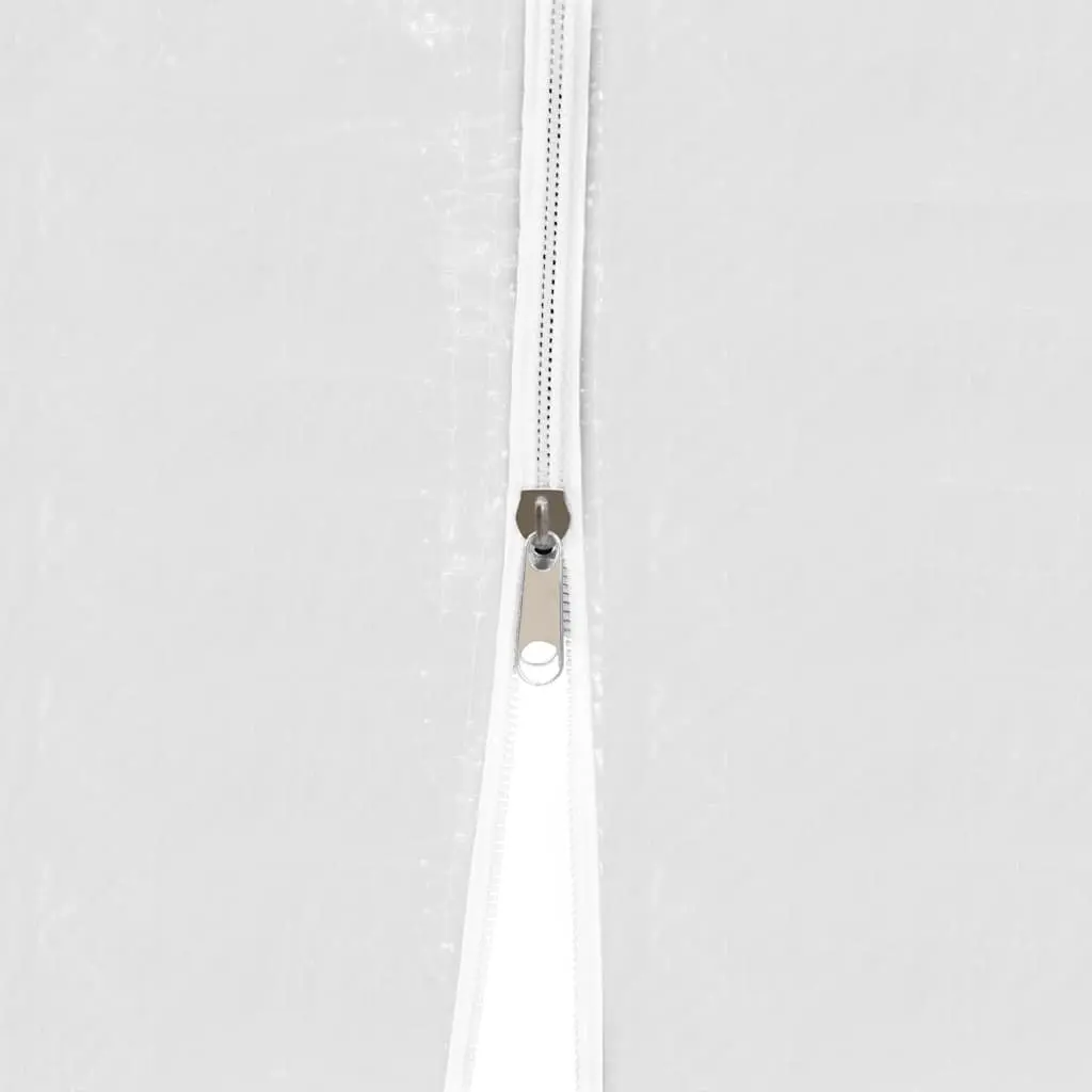 Party Tent Polyethylene 3x9 m White with Side Panels Door Windows