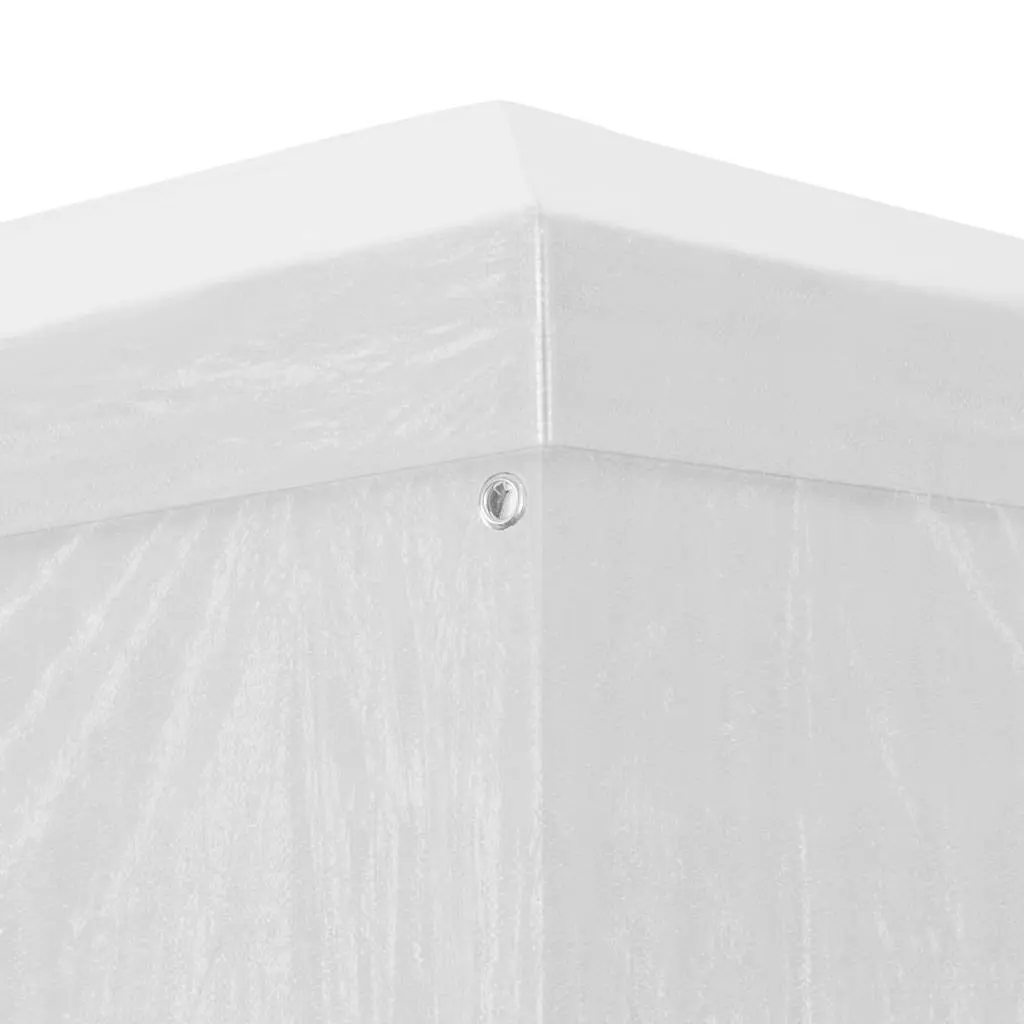 Party Tent Polyethylene 3x9 m White with Side Panels Door Windows