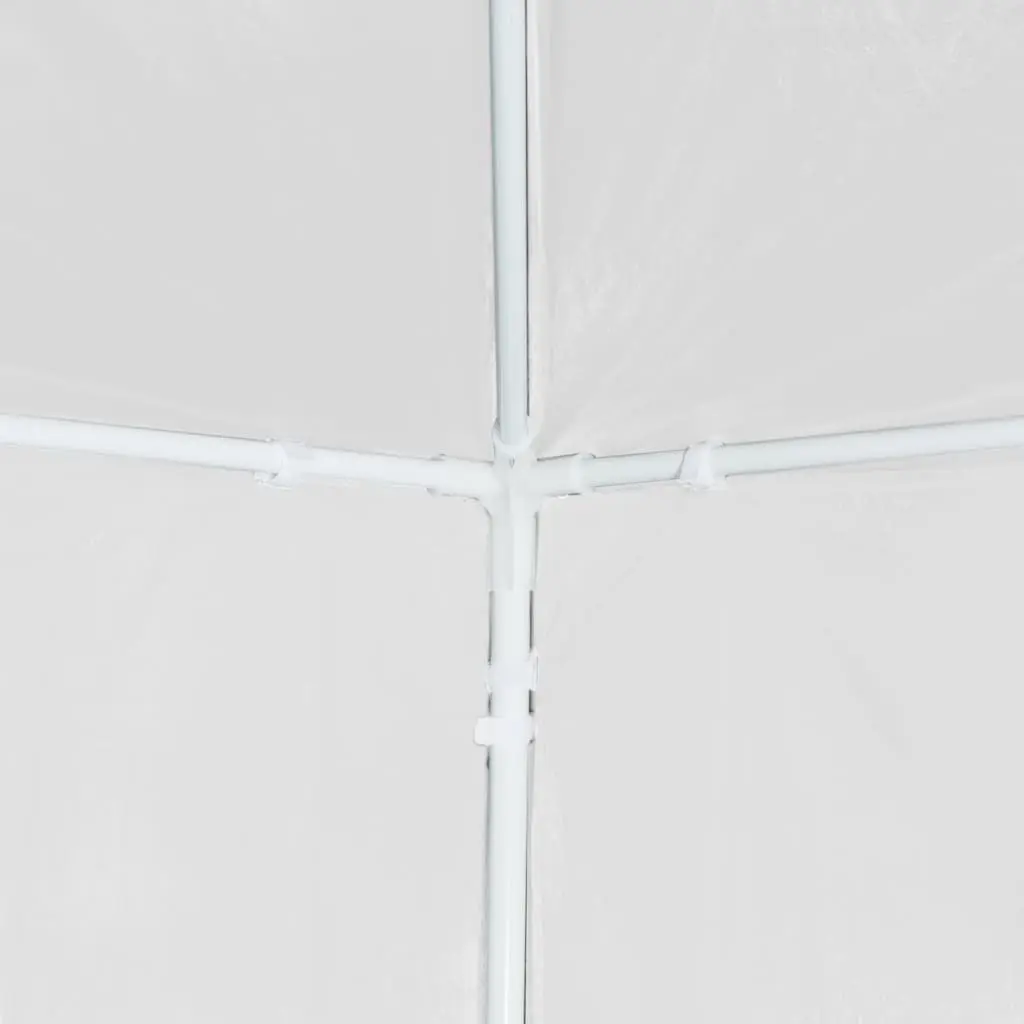 Party Tent Polyethylene 3x9 m White with Side Panels Door Windows