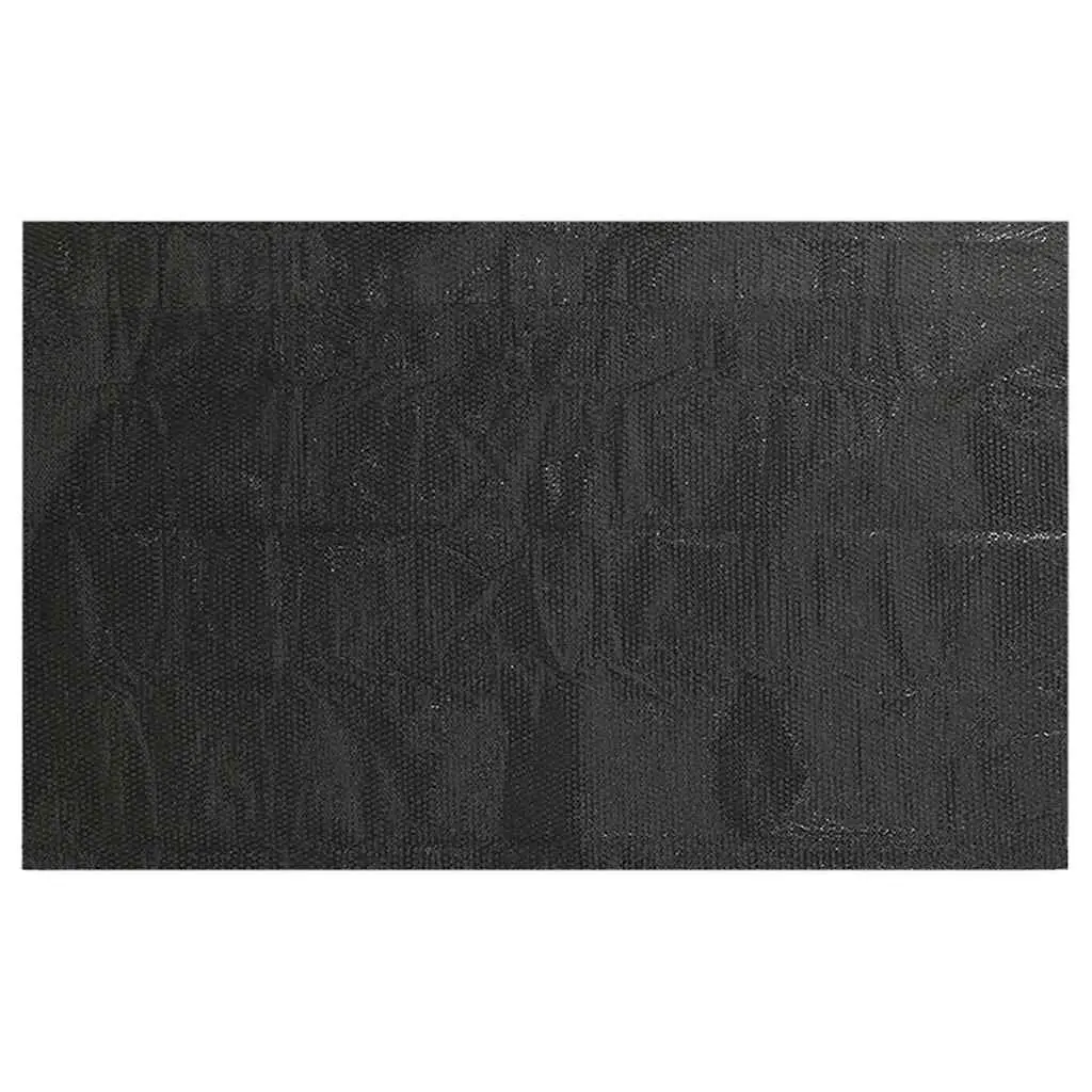 Solar Pool Cover 10 x 5m Black Floating Rectangular PE Bubble Heater Blanket