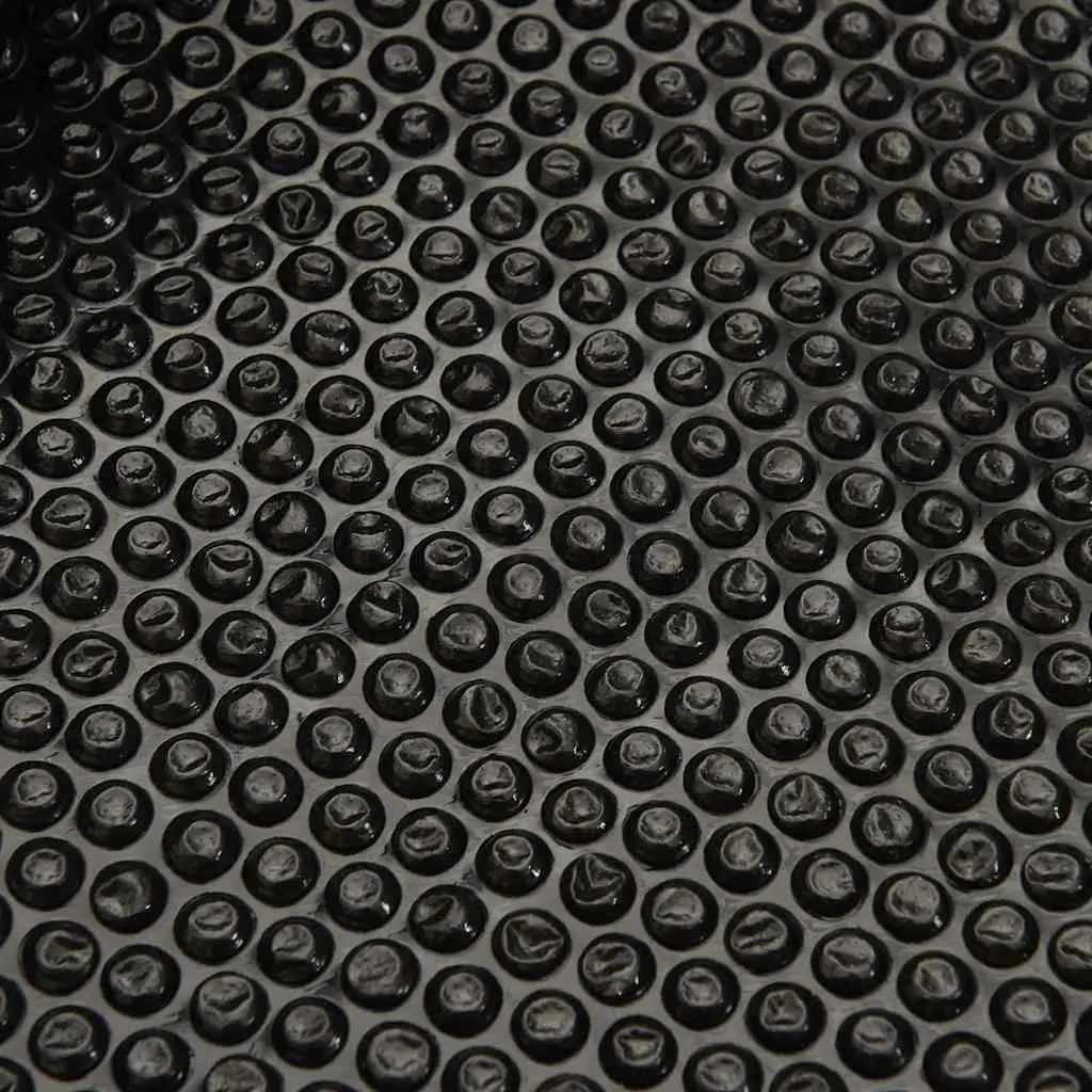 Solar Pool Cover 10 x 5m Black Floating Rectangular PE Bubble Heater Blanket