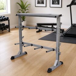 Dumbbell and Barbell Rack for Home Use