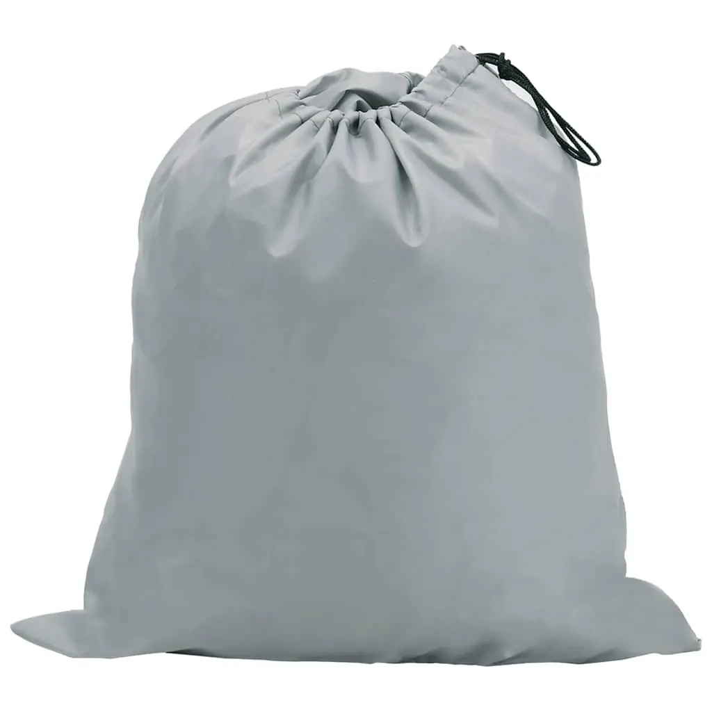 Boat Cover Heavy Duty Water Repellent Polyester Grey 427-488cm Length