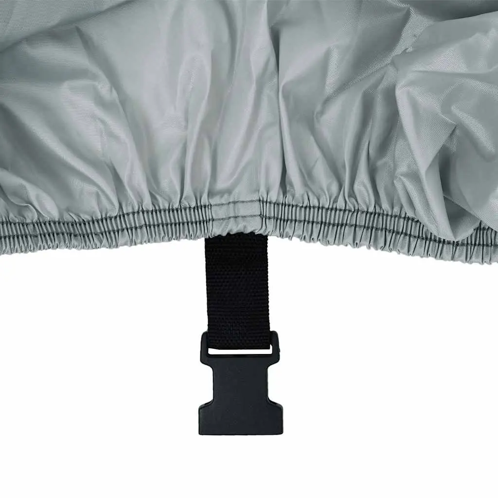 Boat Cover Heavy Duty Water Repellent Polyester Grey 427-488cm Length