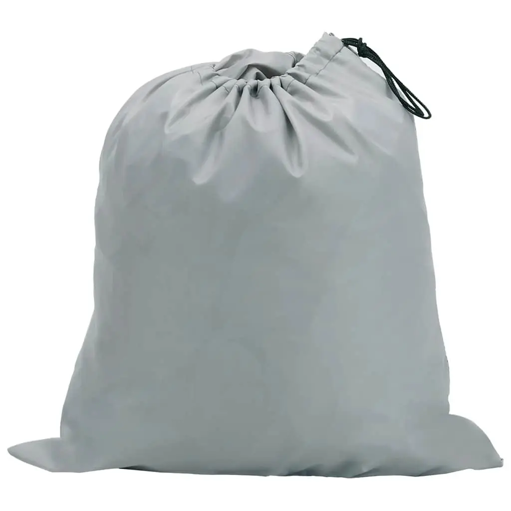 Boat Cover Heavy Duty Water Repellent Polyester Fabric 519-580cm Length Grey