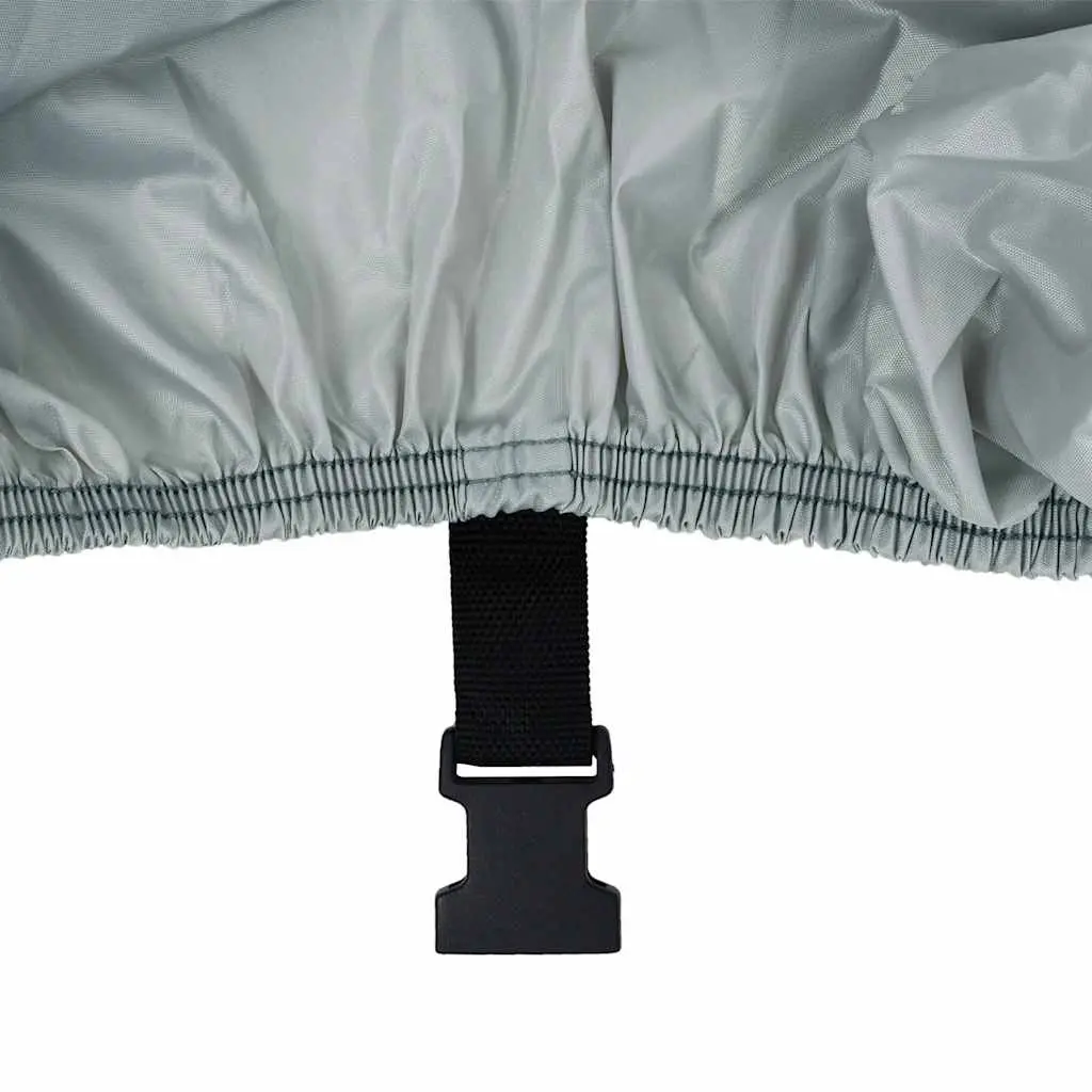 Boat Cover Heavy Duty Water Repellent Polyester Fabric 519-580cm Length Grey
