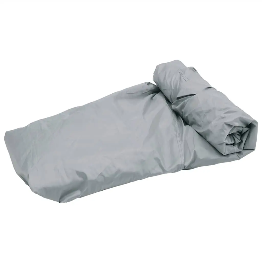 Boat Cover Heavy Duty Water Repellent Polyester 610-671cm Length Grey