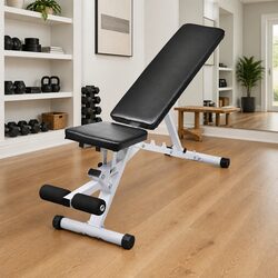 Home Gym Workout Bench with Customizable Backrest
