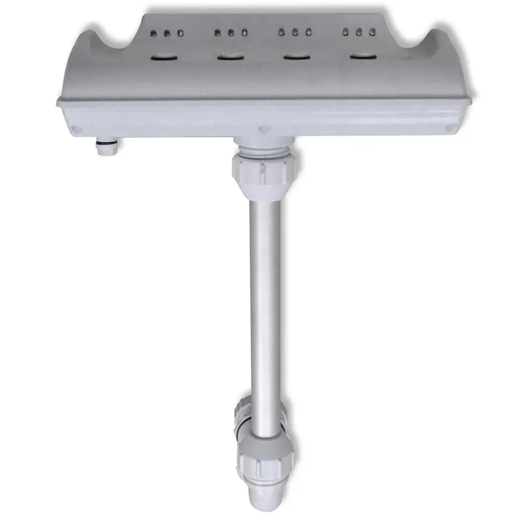 Cascade Waterfall Fountain Water Powered LED Lights Pool Accessory