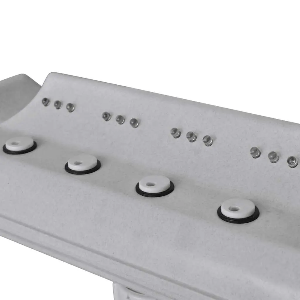 Cascade Waterfall Fountain Water Powered LED Lights Pool Accessory