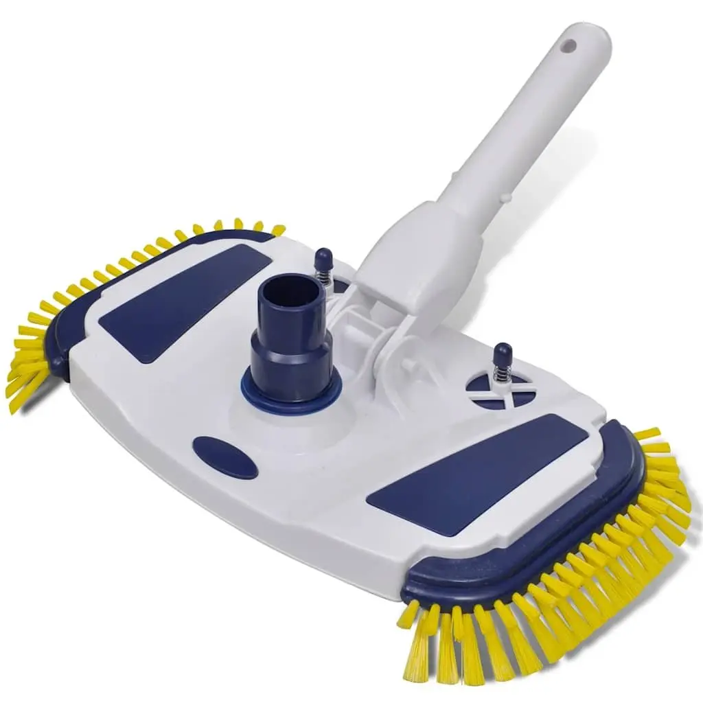Pool Vacuum Head Cleaner Brush 32mm 38mm Hose Connection 7 Bottom Brushes 2 Side Brushes