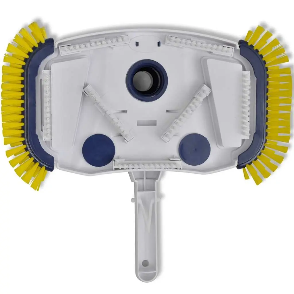 Pool Vacuum Head Cleaner Brush 32mm 38mm Hose Connection 7 Bottom Brushes 2 Side Brushes
