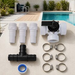 Practical Pool Solar Heater Bypass Kit for Home Use