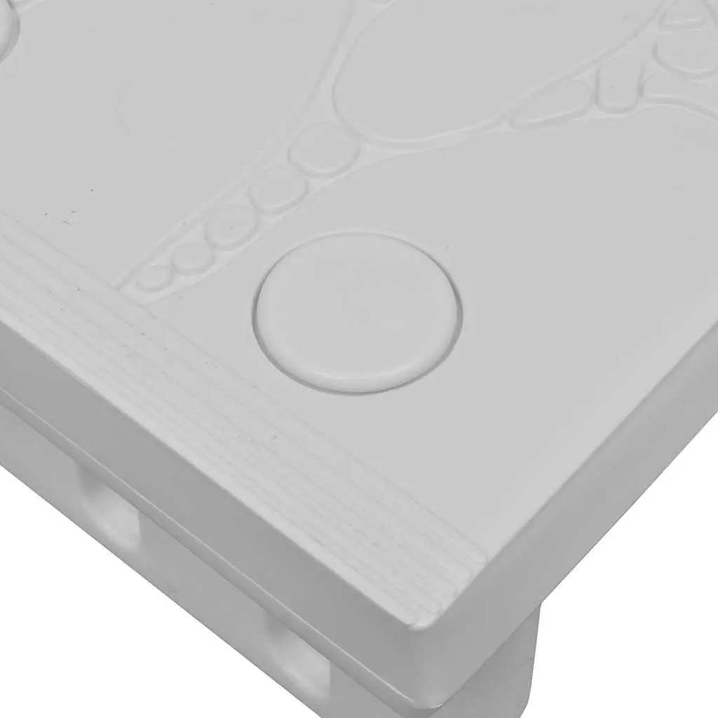 Spa Steps Plastic Non-Skid White 2 Reversible Treads