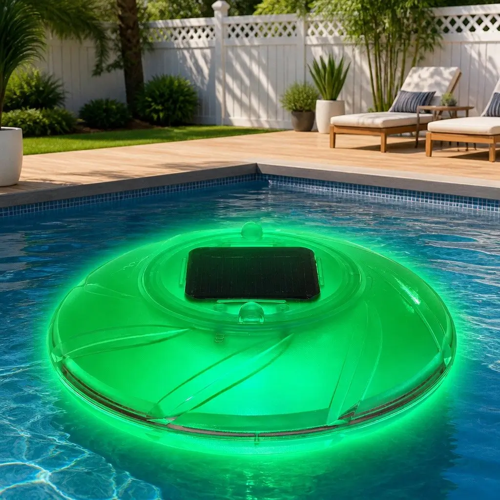 Solar Floating Light Waterproof LED Colour Changing Anthracite