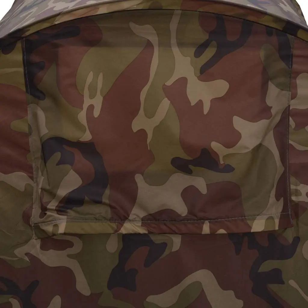 2-Person Pop-Up Tent Fibreglass Lightweight Silver Outdoor Quick Setup