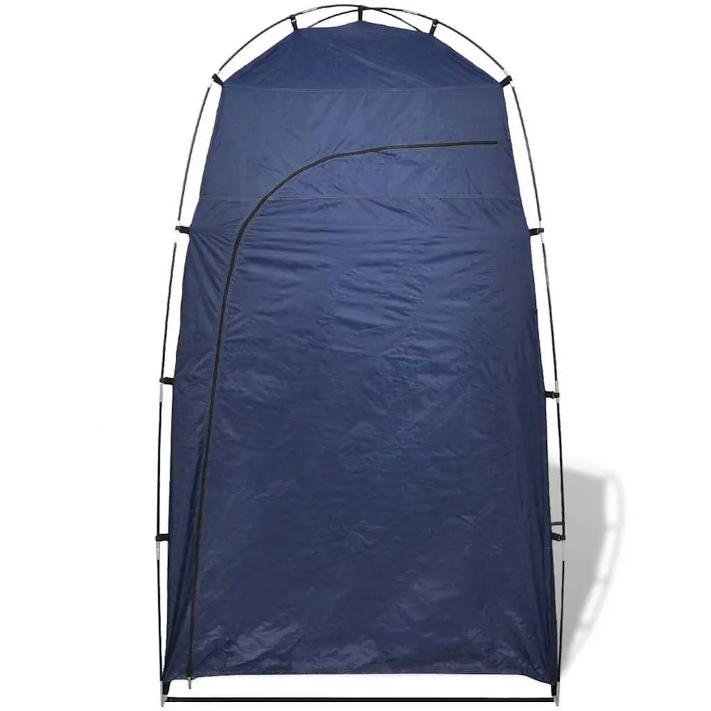 Portable Shower Tent Fibreglass Pole Blue