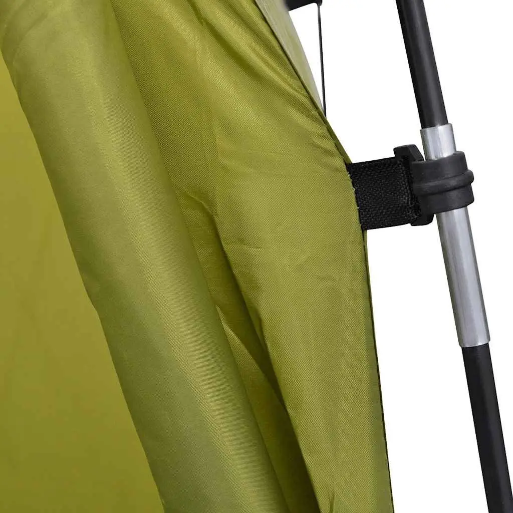 Portable Shower Privacy Tent Changing Room Camping Beach Fiberglass Poles Green