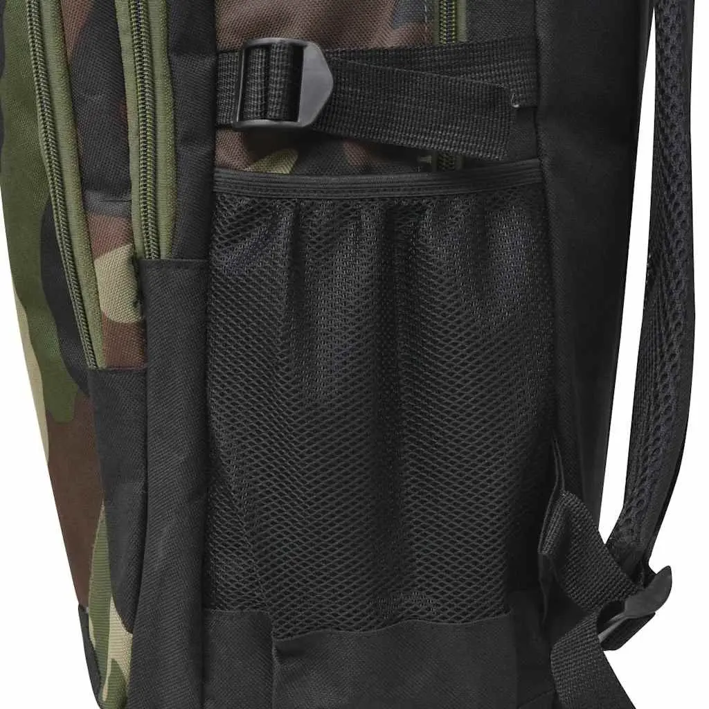 School Backpack Coated 600D Polyester 40L Multicolour Large Capacity Daypack with Compartments